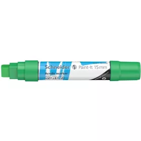   Dekormarker, akril, 15 mm, SCHNEIDER Paint-It 330, zöld (TSC330Z)
