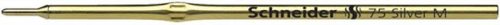 Golyóstollbetét, 0,5 mm, SCHNEIDER 75 Silver, ezüst (TSC75EZ)