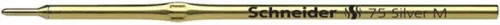 Golyóstollbetét, 0,5 mm, SCHNEIDER 75 Silver, ezüst (TSC75EZ)