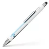 Golyóstoll, 0,7 mm, nyomógombos, érintőképernyőhöz, fehér-kék tolltest, SCHNEIDER Epsilon Touch XB, kék (TSCEPSTFEK)