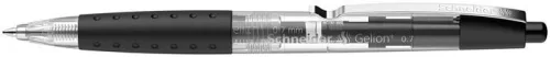 Zseléstoll, 0,4 mm, nyomógombos, SCHNEIDER Gelion +, fekete (TSCGEL1FK)