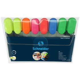   Szövegkiemelő készlet, 1-5 mm, SCHNEIDER Job 150, 6+2 szín (TSCJOB150V8)