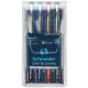 Rollertoll készlet, 0,6 mm, SCHNEIDER One Business, 4 szín (TSCOBK4)