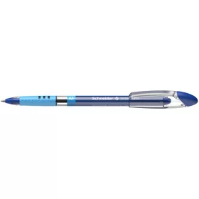   Golyóstoll, 0,5 mm, kupakos, SCHNEIDER Slider Basic M, kék (TSCSLIMK)