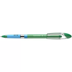   Golyóstoll, 0,5 mm, kupakos, SCHNEIDER Slider Basic M, zöld (TSCSLIMZ)