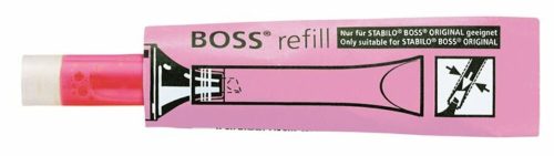 Utántöltő Boss szövegkiemelőhöz, STABILO Boss, rózsaszín (TST07056)