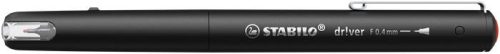 Tűfilc, 0,4 mm, STABILO dr!ver, piros (TST108840)