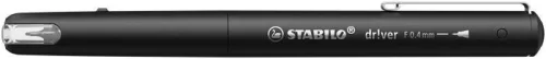 Tűfilc, 0,4 mm, STABILO dr!ver, fekete (TST108846)