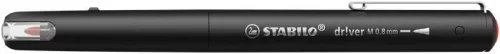Filctoll, 0,8 mm, STABILO dr!ver, piros (TST108940)