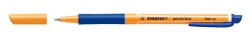 Rollertoll, 0,5 mm, STABILO PointVisco, kék (TST109941)