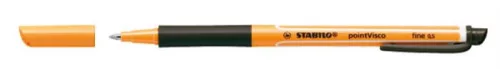 Rollertoll, 0,5 mm, STABILO PointVisco, fekete (TST109946)