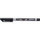 Alkoholos marker, 0,7 mm, kúpos, STABILO Write-4-all, fekete (TST15646)