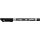 Alkoholos marker, 0,7 mm, kúpos, STABILO Write-4-all, fekete (TST15646)