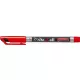 Alkoholos marker, 0,4 mm, kúpos, STABILO Write-4-all, piros (TST16640)