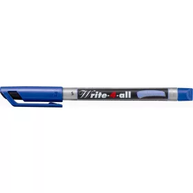   Alkoholos marker, 0,4 mm, kúpos, STABILO Write-4-all, kék (TST16641)