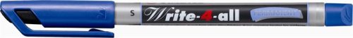 Alkoholos marker, 0,4 mm, kúpos, STABILO Write-4-all, kék (TST16641)