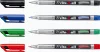Alkoholos marker, 0,4 mm, kúpos, STABILO Write-4-all, kék (TST16641)