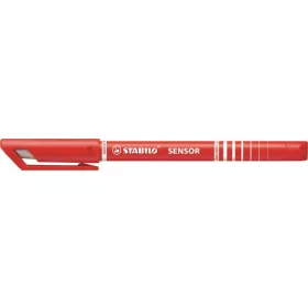 Tűfilc, 0,3 mm, STABILO Sensor, piros (TST18940)