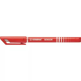 Tűfilc, 0,3 mm, STABILO Sensor, piros (TST18940)