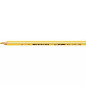   Színes ceruza, háromszögletű, vastag, STABILO Trio thick, sárga (TST203S)