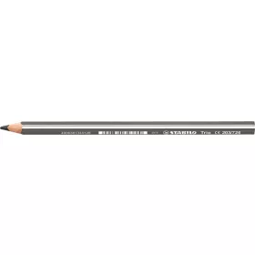   Színes ceruza, háromszögletű, vastag, STABILO Trio thick, szürke (TST203SZ)