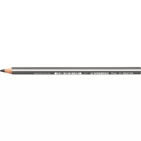   Színes ceruza, háromszögletű, vastag, STABILO Trio thick, szürke (TST203SZ)