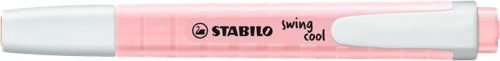 Szövegkiemelő, 1-4 mm, STABILO Swing Cool Pastel, pink (TST2751298)
