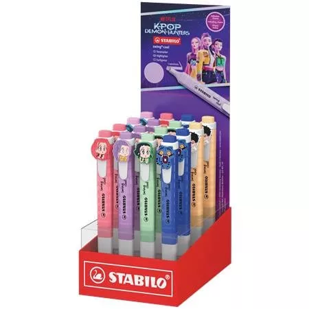 Szövegkiemelő display, 1-4 mm, STABILO Swing Cool K-Pop démonvadászok (TST2751611)