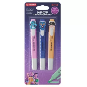   Szövegkiemelő készlet, 1-4 mm, STABILO Swing Cool K-Pop démonvadászok, Saja Boys (TST275322)