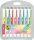 Szövegkiemelő készlet, 1-4 mm, STABILO Swing Cool Pastel, 8 különböző szín (TST2758081)