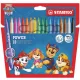 Filctoll készlet, vastag, 2 mm, STABILO Power, Mancs őrjárat, 18 különböző szín (TST2801805)