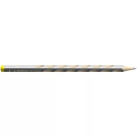   Színes ceruza, háromszögletű, balkezes, vastag, STABILO EASYcolors, ezüst (TST3318056)