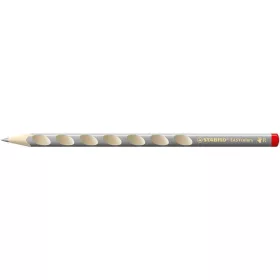   Színes ceruza, háromszögletű, jobbkezes, vastag, STABILO EASYcolors, ezüst (TST332805)