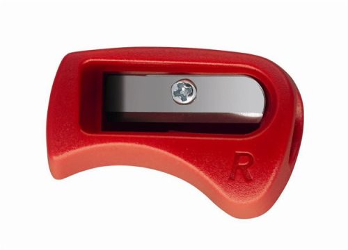 Hegyező, egylyukú, jobbkezes, STABILO Easy Colors, piros (TST4532)