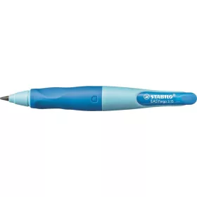   Nyomósirón, 3,15 mm, jobbkezes, ajándék hegyezővel, STABILO EasyErgo Start, kék (TST46873)