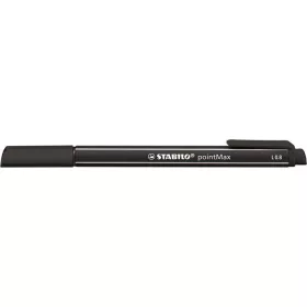 Filctoll, 0,8 mm, STABILO Point Max, fekete (TST48846)