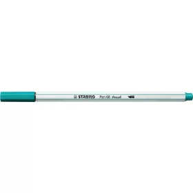 Ecsetirón, STABILO Pen 68 brush, türkizkék (TST56851)