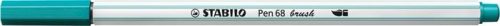 Ecsetirón, STABILO Pen 68 brush, türkizkék (TST56851)