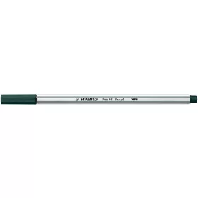 Ecsetirón, STABILO Pen 68 brush, földeszöld (TST568631)