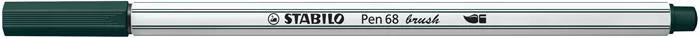 Ecsetirón, STABILO Pen 68 brush, földeszöld (TST568631)