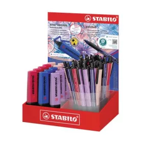   Szövegkiemelő és golyóstoll display, STABILO NatureCOLORS Wildflower, vegyes (TST60347053)