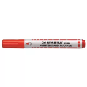  Táblamarker, 2,5-3,5 mm, kúpos, STABILO Plan, piros (TST641401)