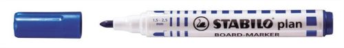 Táblamarker, 2,5-3,5 mm, kúpos, STABILO Plan, kék (TST641411)