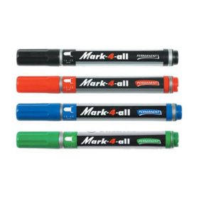   Alkoholos marker, 1,5-2,5 mm, kúpos, STABILO Mark-4-all, zöld (TST65136)