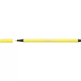 Filctoll, 1 mm, STABILO Pen 68, neon sárga (TST68024)