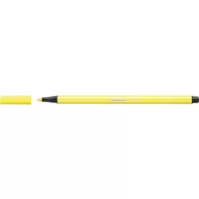 Filctoll, 1 mm, STABILO Pen 68, neon sárga (TST68024)