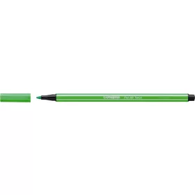 Filctoll, 1 mm, STABILO Pen 68, neon zöld (TST68033)