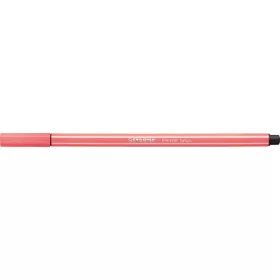 Filctoll, 1 mm, STABILO Pen 68, neon piros (TST68040)