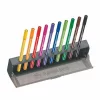 Filctoll készlet, 1 mm, STABILO Pen 68, 10 db-os asztali készlet (TST68107)