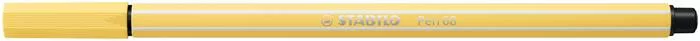 Filctoll, 1 mm, STABILO Pen 68, világossárga (TST68231)